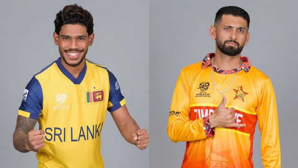 SL vs ZIM Head to Head Records- ICC T20 World Cup 2026, Match 38